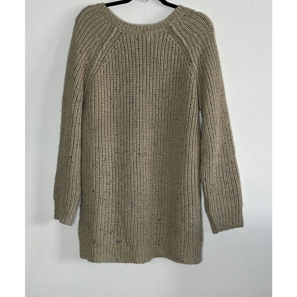 WILDFOX Couture Dusk Tunic Brown Distressed Oversized Sweater Size M - Picture 5 of 9